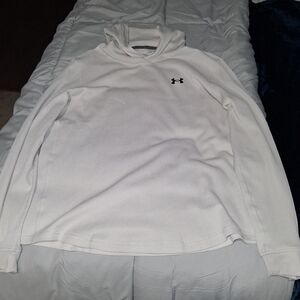NWOT Under Armour Hooded Waffle Henley Size Large
